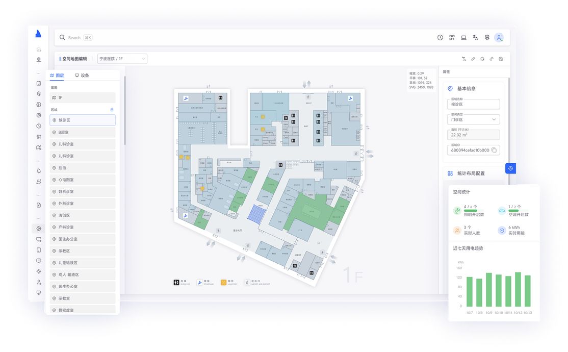 空间模型管理界面