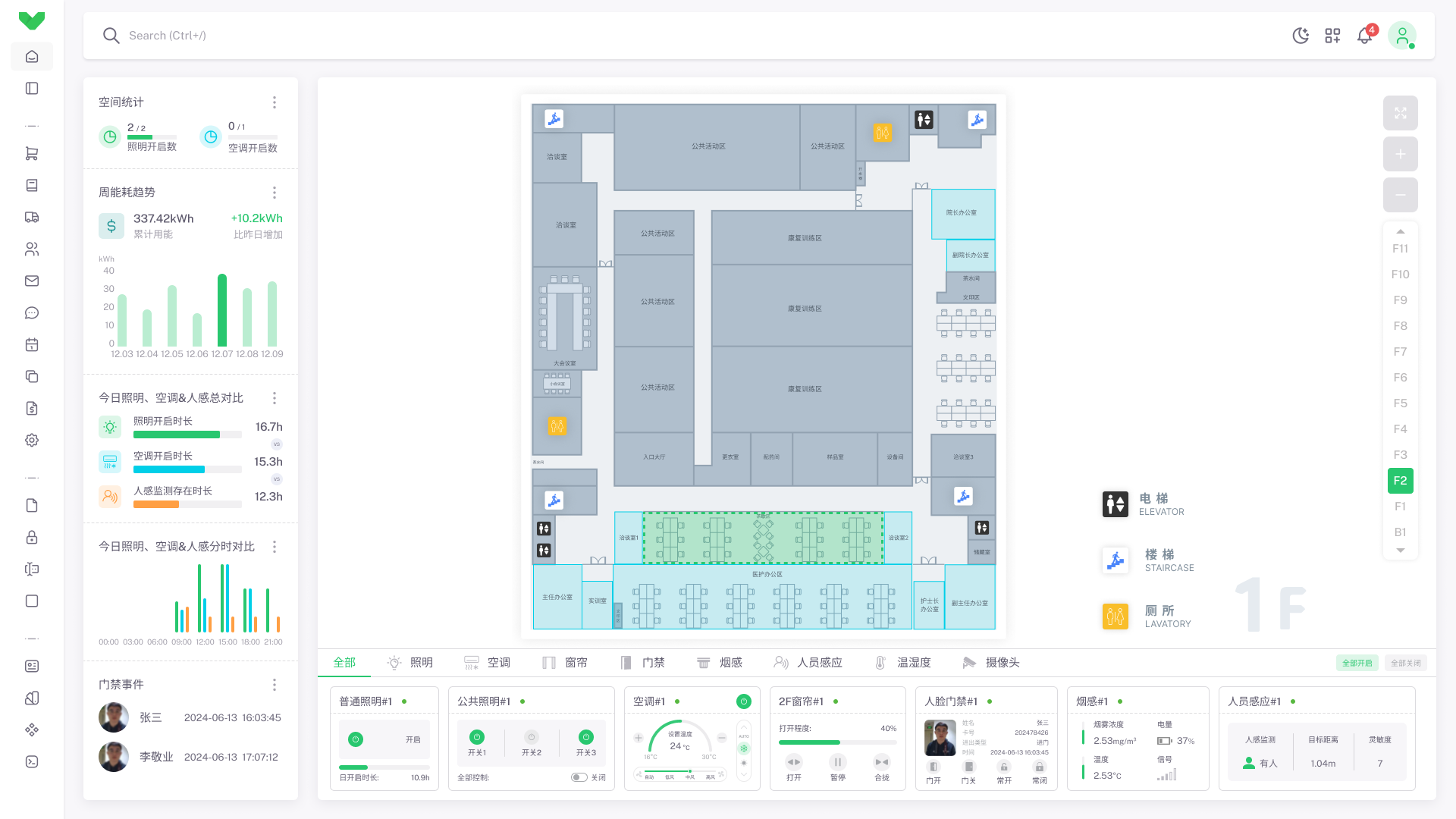 厂区空间视图界面展示